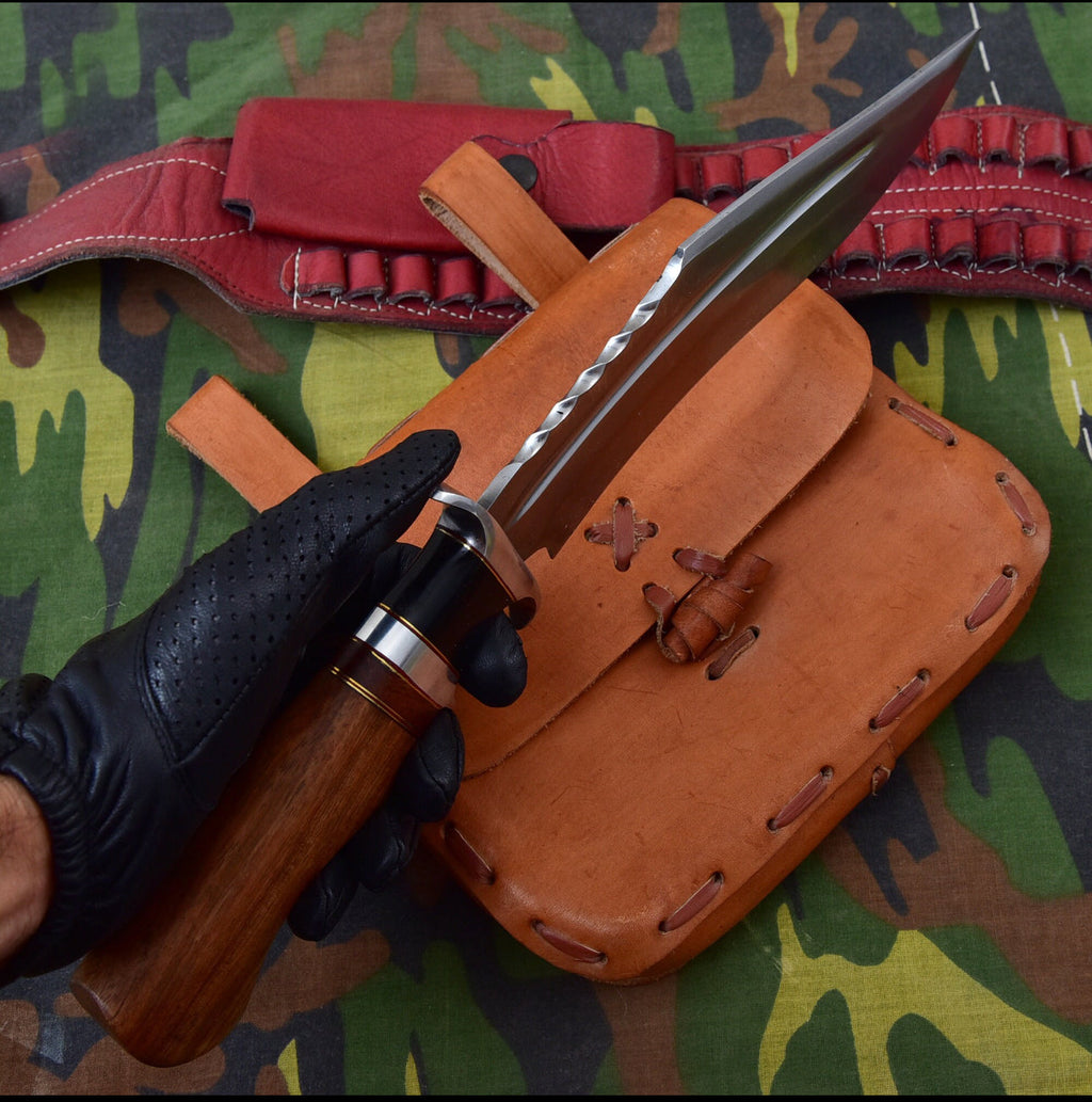 Rain in the Mountains Collectible Knife - Hunt for Life™ Stainless Steel Drop Point Outdoor Hunting Knife
