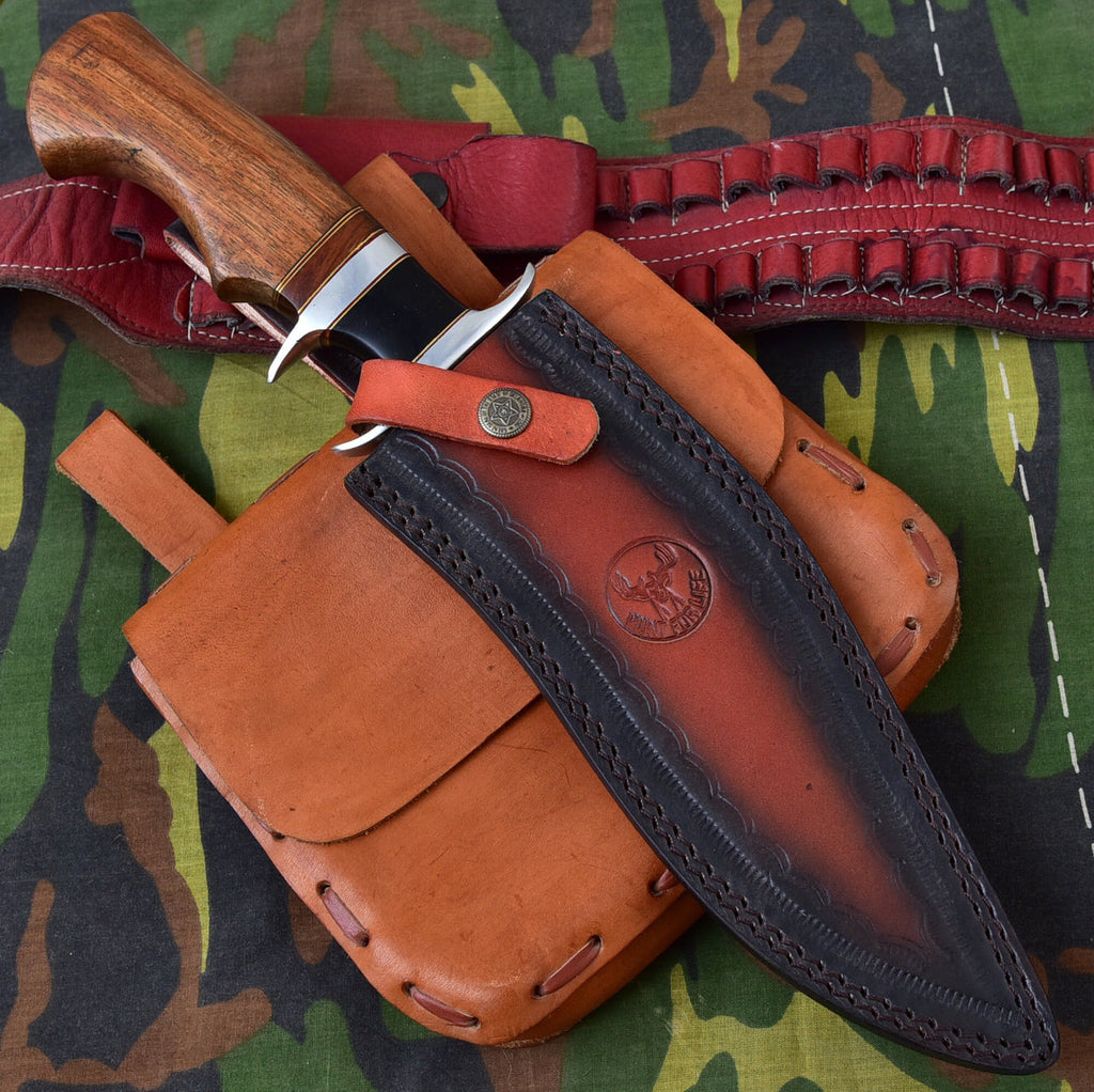 Rain in the Mountains Collectible Knife - Hunt for Life™ Stainless Steel Drop Point Outdoor Hunting Knife