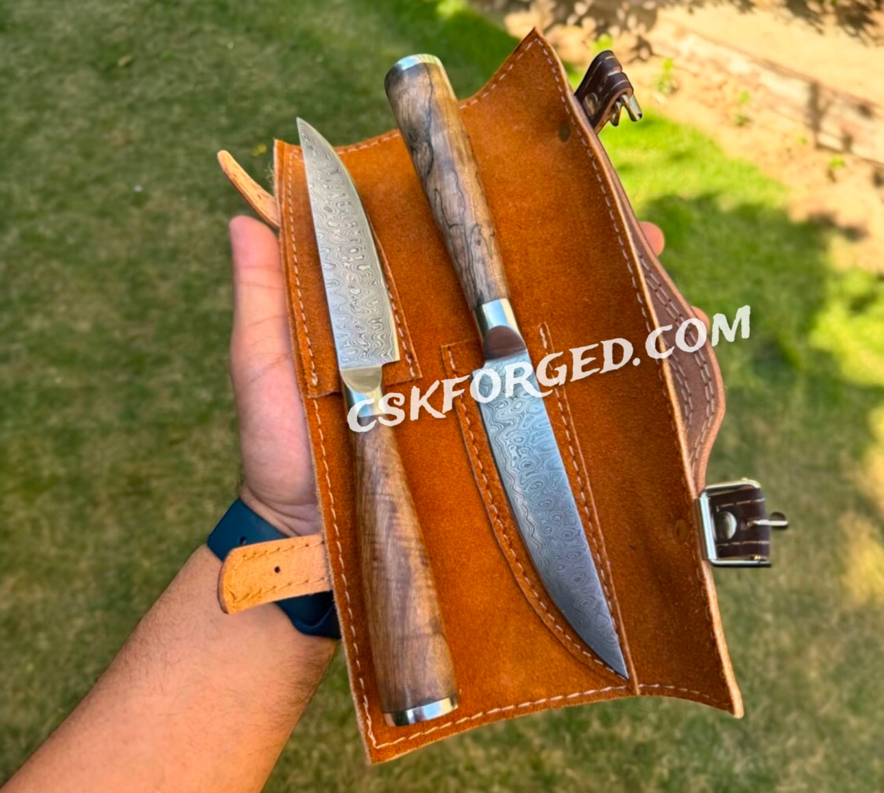 Japanese Damascus Steel Steak Knives – Precision-Crafted for Meat Lovers