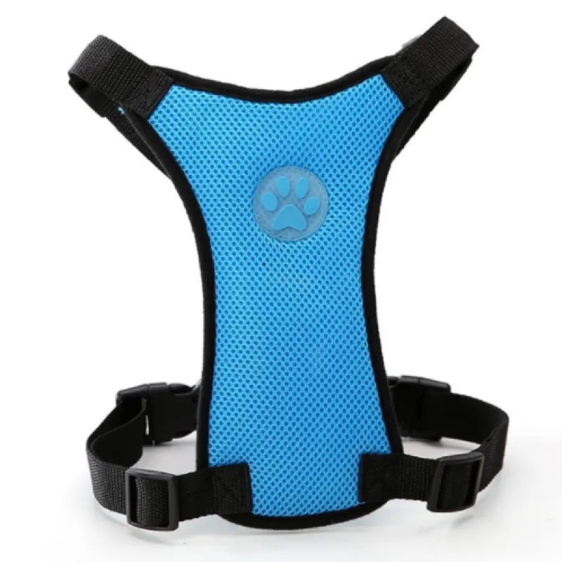 Dog  Breathable mesh chest straps for car safety