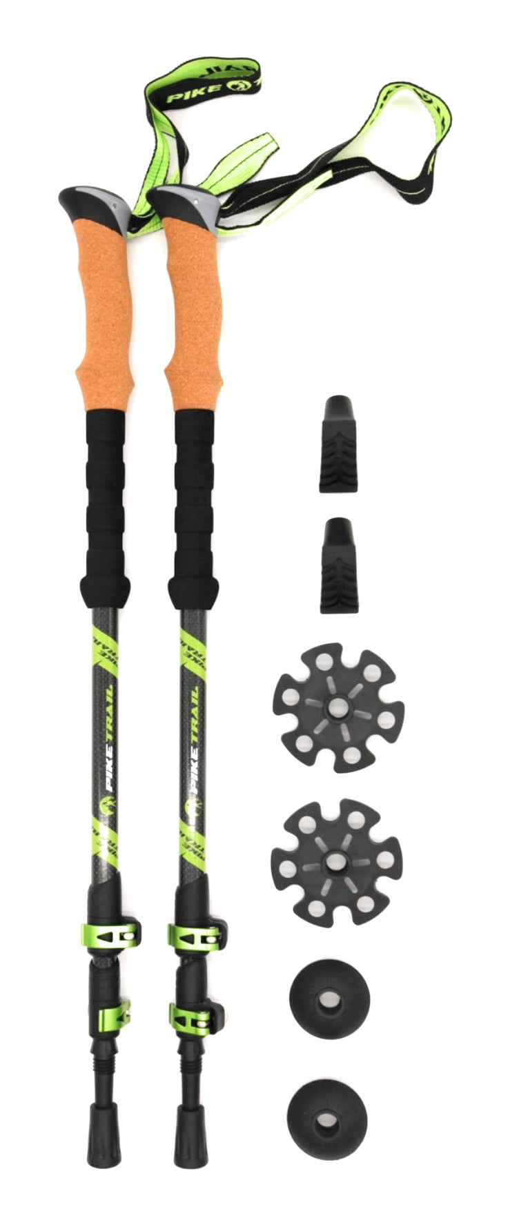 Pike Trail Carbon Fiber Trekking Poles – Lightweight, Adjustable Hiking Poles