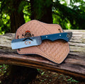 Handmade Rasp Steel Belt Knife –  Epoxy Resin Handle