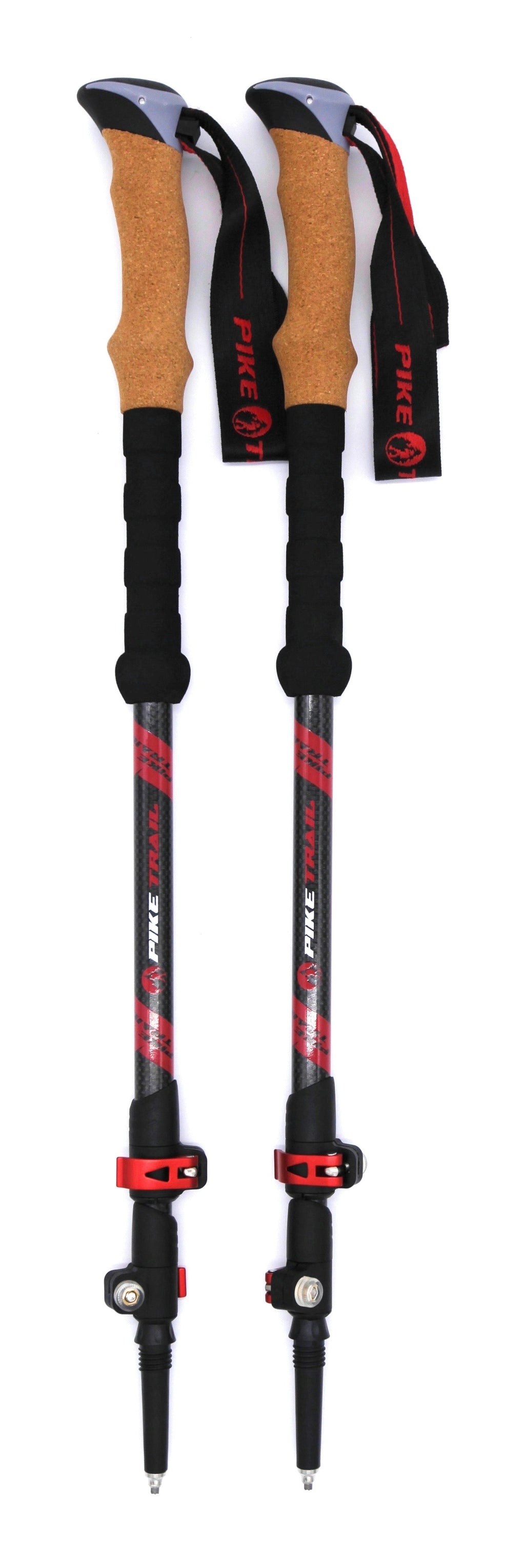 Pike Trail Carbon Fiber Trekking Poles – Lightweight, Adjustable Hiking Poles