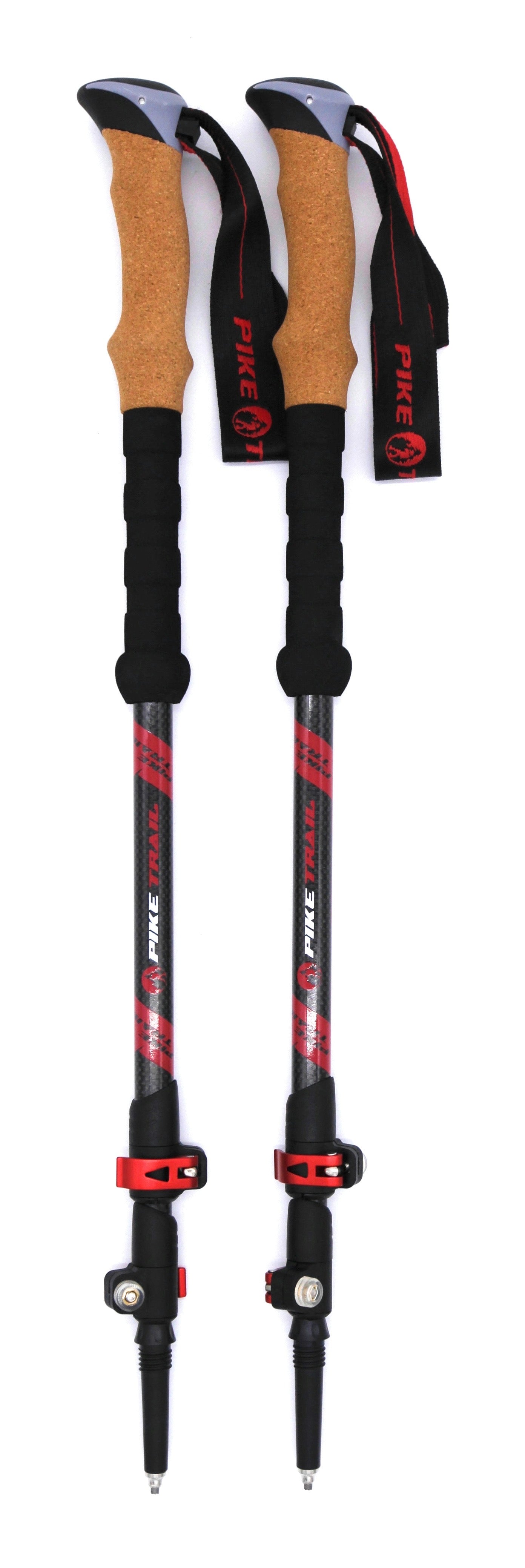 Pike Trail Carbon Fiber Trekking Poles – Lightweight, Adjustable Hiking Poles