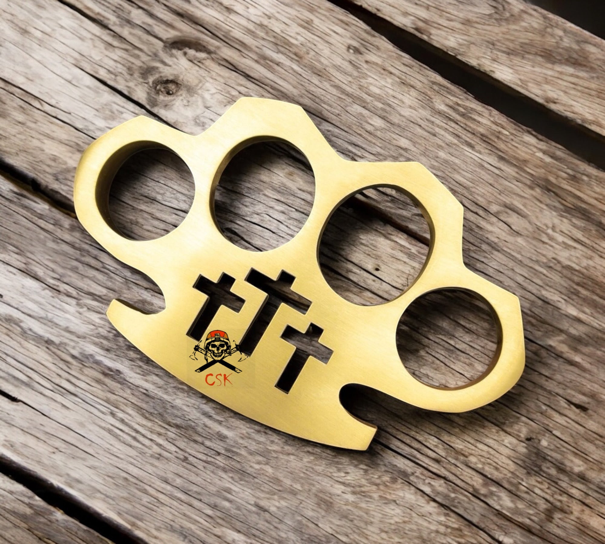 Christian Cross Brass Knuckle