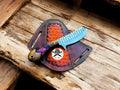 Rasp Tool Handmade Cowboy Knife – Rosewood & Epoxy Handle