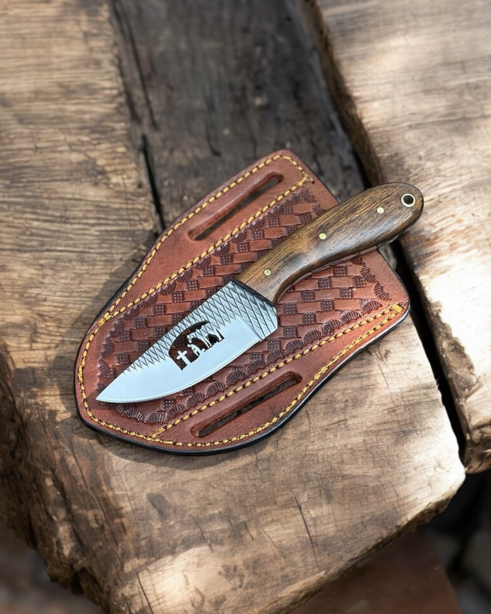 Cowboy Knives Rasp Steel Blades with Unique Wirecut Designs