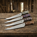 4 pieces Best Deal Handmade Flexible Fishing Fillet knife