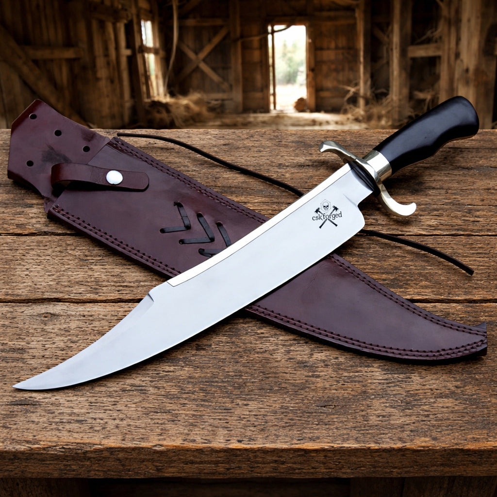 Gil Hibben Expendables Knife with Premium Leather Sheath – Legendary Design With Ultimate Craftsmanship