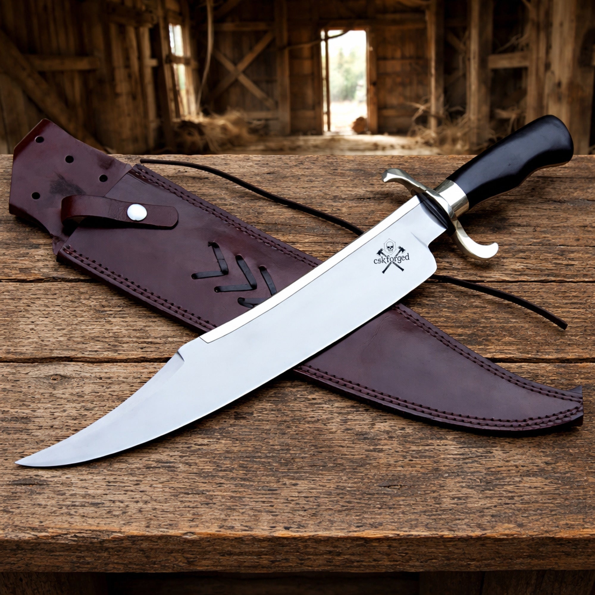 Gil Hibben Expendables Knife with Premium Leather Sheath – Legendary Design With Ultimate Craftsmanship