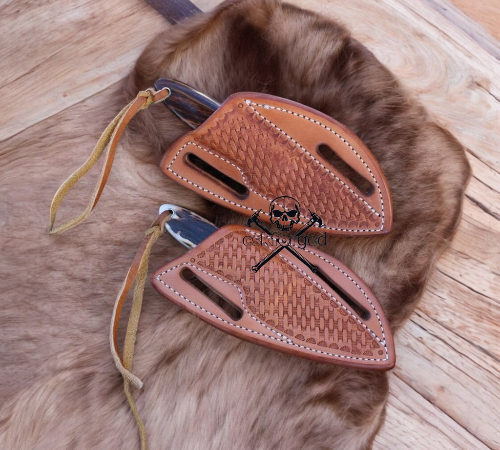 Buckaroo Handmade Western Cowboy Knife Set