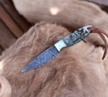 Buckaroo Working Knife With 3” Blade Damascus Blade