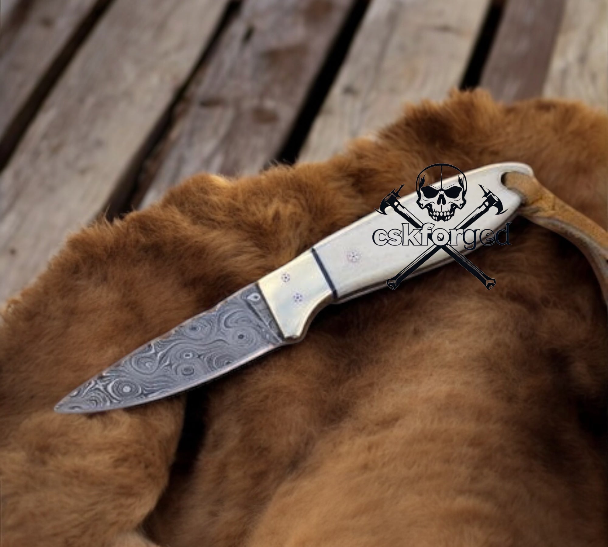 Buckaroo Bone Handle Cowboy Knife