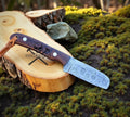 Cowboy EDC Knife With Wooden Handle