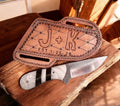 Handmade Cowboy Knife - Full Tang Rasp Tool Steel