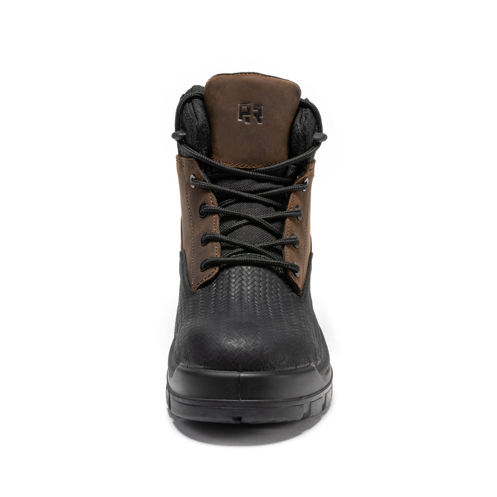 ROCKROOSTER Marfa Brown 6 Inch Waterproof Composite Toe Leather Work Boots CP210