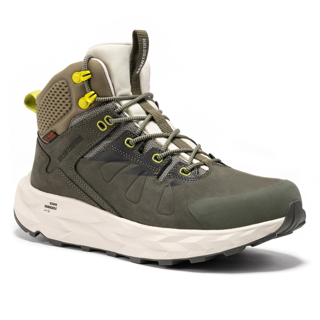 ROCKROOSTER Farmington Green 6 Inch Waterproof Hiking Boots with VIBRAM® Outsole