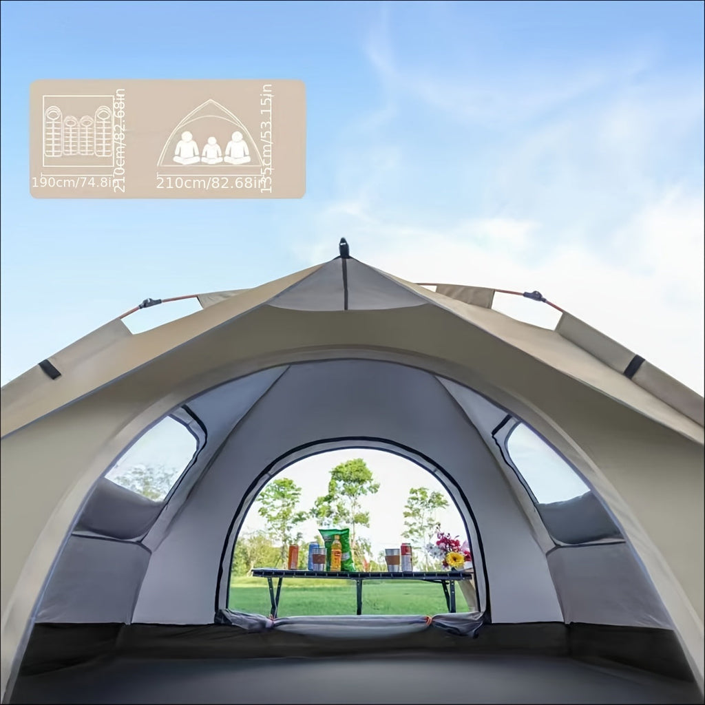 3-4 Person Instant Pop Up Camping Tent Waterproof