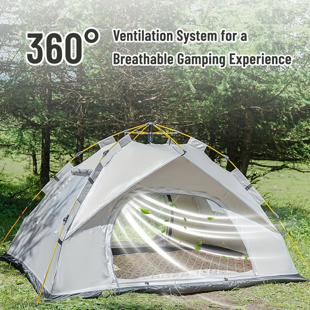 3-4 Person Instant Pop Up Camping Tent Waterproof