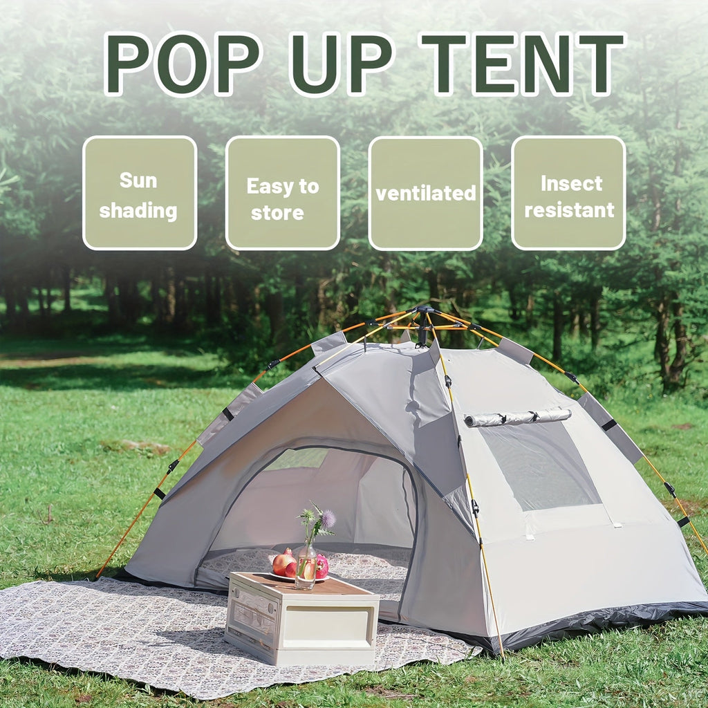 3-4 Person Instant Pop Up Camping Tent Waterproof