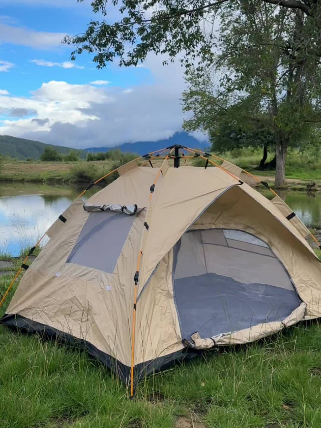 3-4 Person Instant Pop Up Camping Tent Waterproof