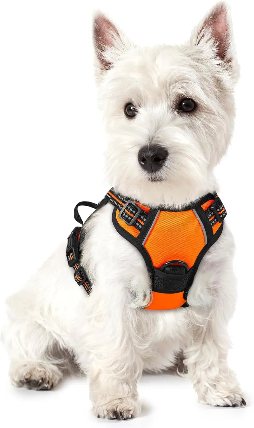 No Pull Dog Harness Reflective Adjustable Oxford Vest Dogs Control (All Sizes)