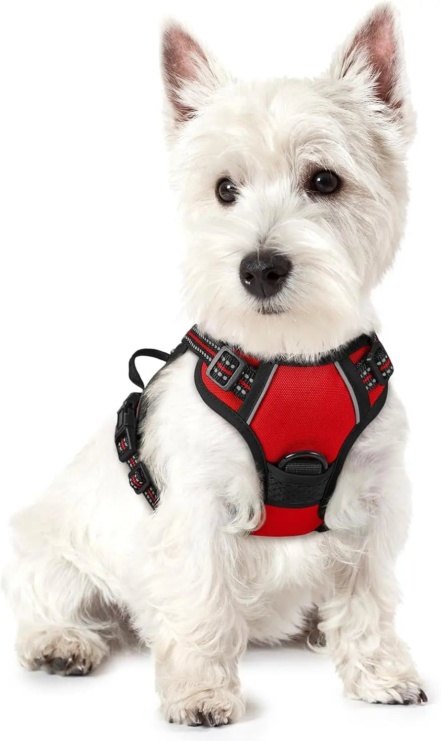 No Pull Dog Harness Reflective Adjustable Oxford Vest Dogs Control (All Sizes)