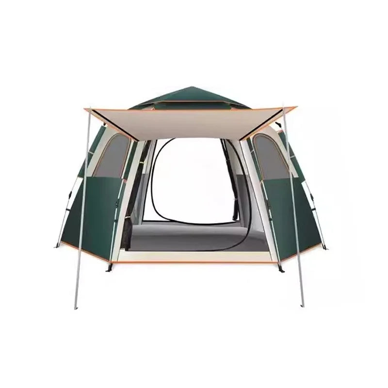 Automatic Thickened Outdoor Camping Tent Portable Folding Quick-Open Picnic Camping Shelter Rainproof Overnight Stay
