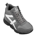 CALTO - S22781 - 3.6 Inches (Grey/White) - Hiking Style Boots