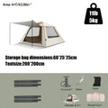 Easy to Set-Up Inflatable Camping Tent with Manual Pump Windproof Inflatable Tent for Outdoor Adventure