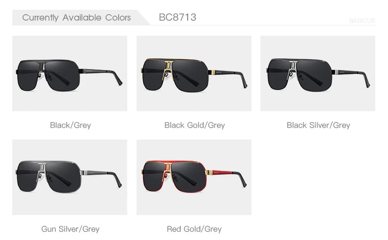 BARCUR Polarized Sunglasses for Men