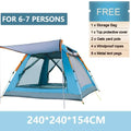 Goture Outdoor Camping Tent 2-6 People Portable Folding Automatic Tent Beach Fishing Family Travel  Park Anti-UV Shade