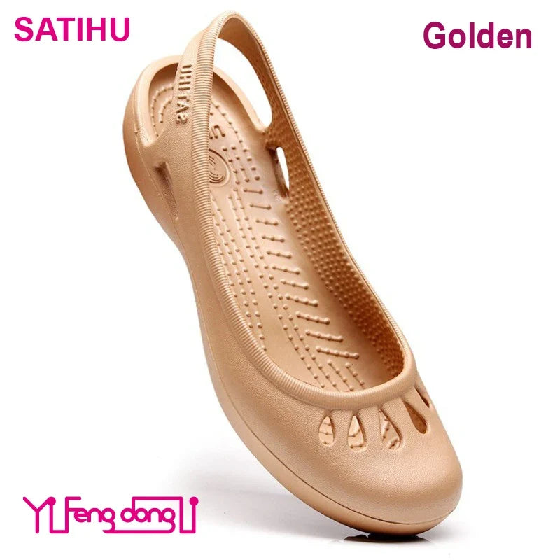 Ultra-light Women's Clogs: Breathable Soft Elastic Waterproof Non-slip Easy To Clean Versatile And Stylish For Commuting Work