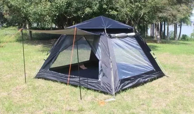 Goture Outdoor Camping Tent 2-6 People Portable Folding Automatic Tent Beach Fishing Family Travel  Park Anti-UV Shade