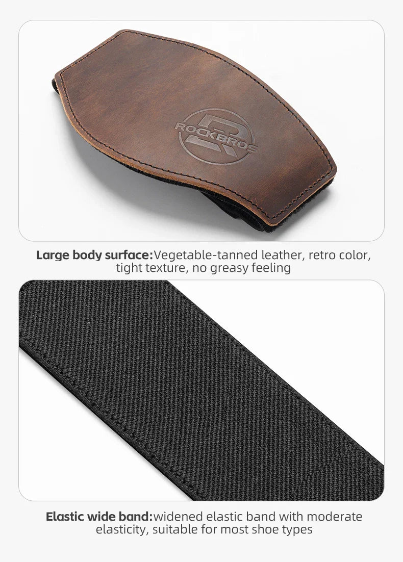 ROCKBROS Motorcycle Shift Lever Shoe Cover Non-slip And Wear Resistant Leather Motorcycle  Protection Gear Shift Pad