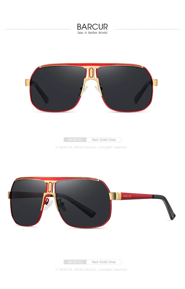 BARCUR Polarized Sunglasses for Men
