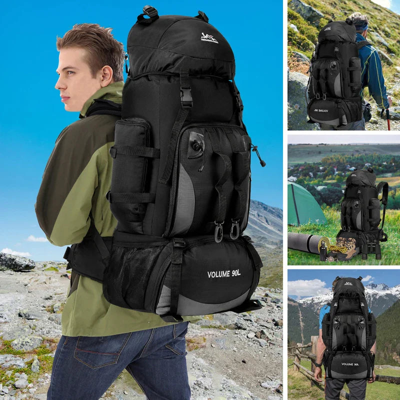 90L Waterproof Backpack Large Capacity
