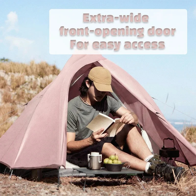 Naturehike CloudUp Base Tent 1/2 Person Ultralight Trekking Tent Outdoor Camping Hiking Portable Pink/Blue Color Tents 2026 New