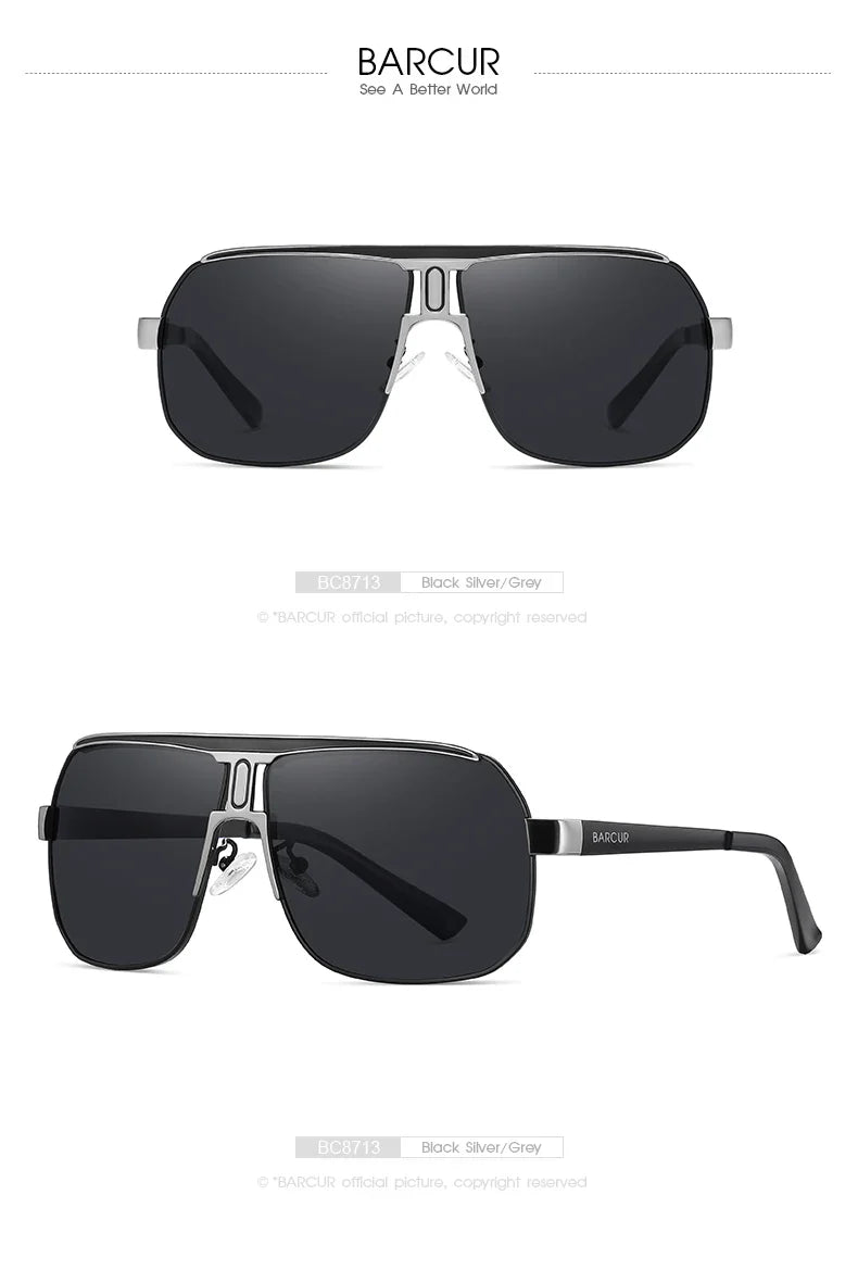 BARCUR Polarized Sunglasses for Men