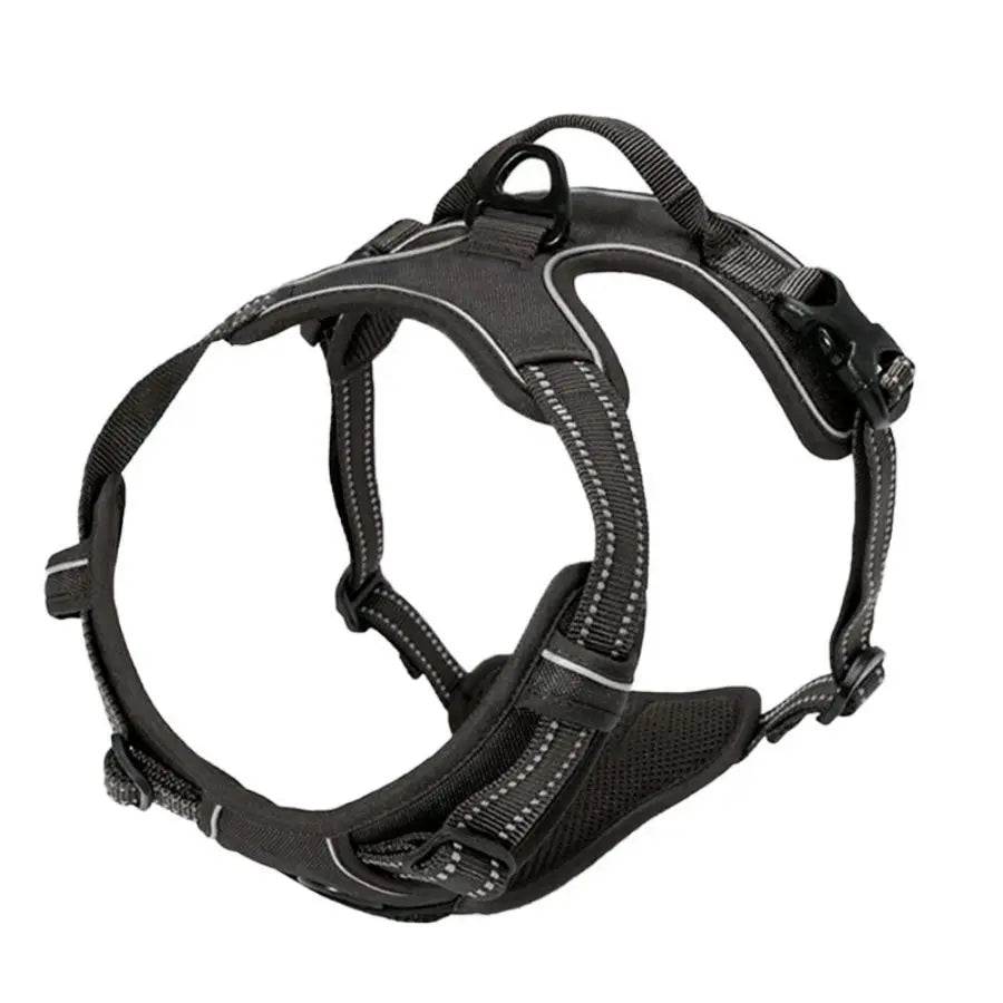 No Pull Dog Harness Front Clip Heavy Duty Reflective