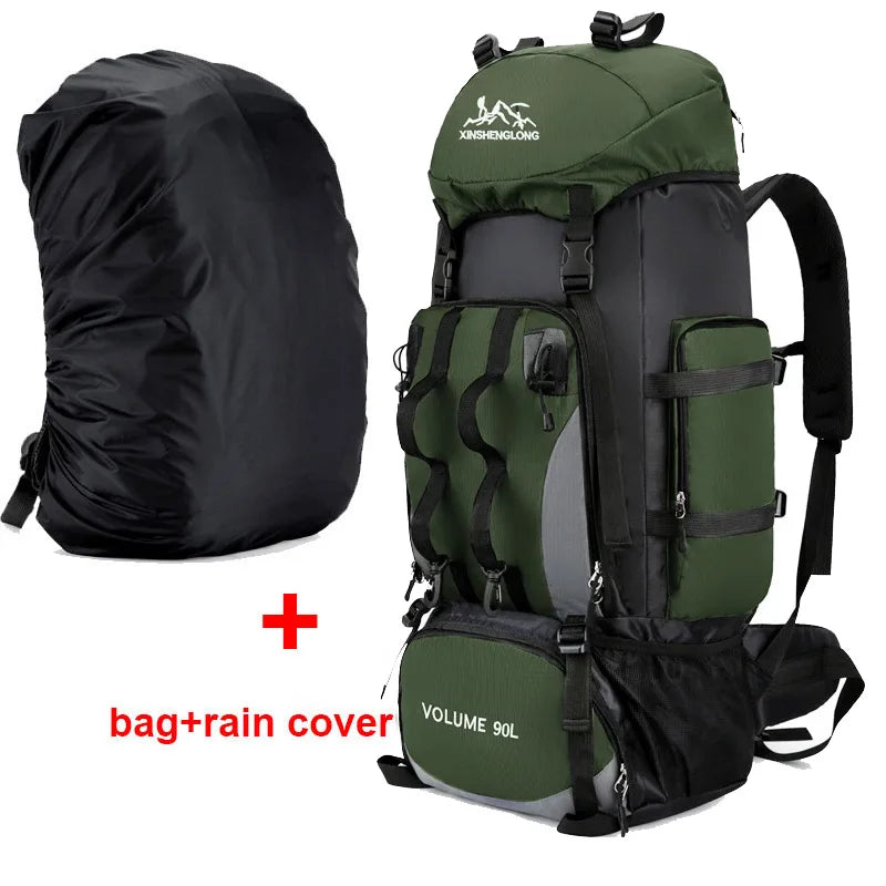 90L Waterproof Backpack Large Capacity