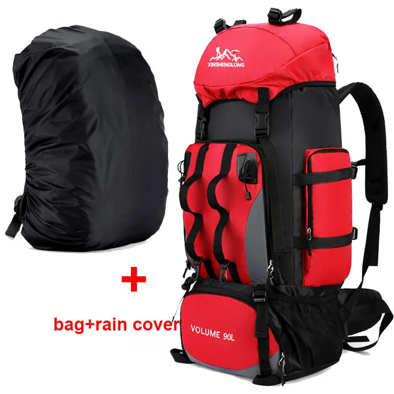 90L Waterproof Backpack Large Capacity