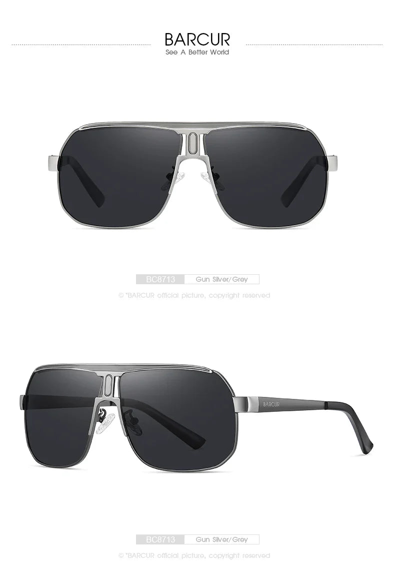 BARCUR Polarized Sunglasses for Men