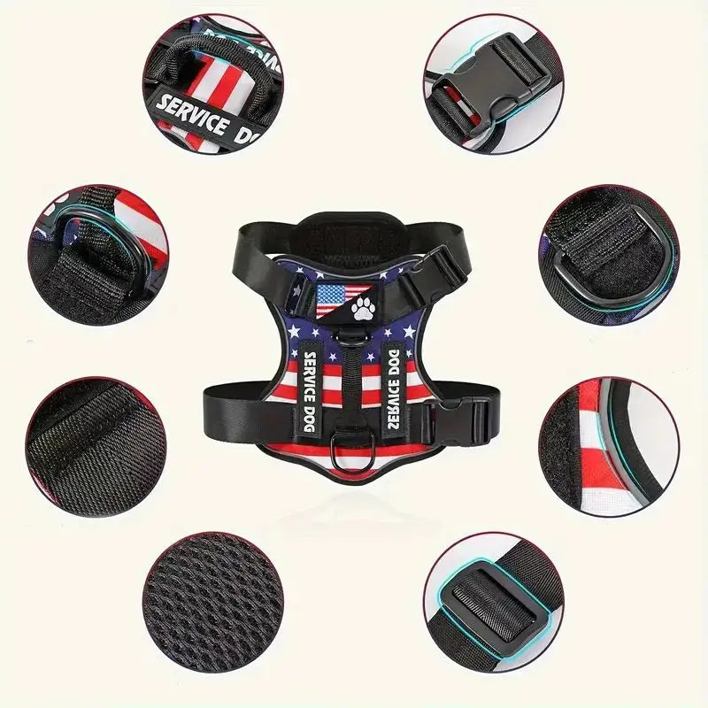 Dog Harness And Leash Set, Escape Proof