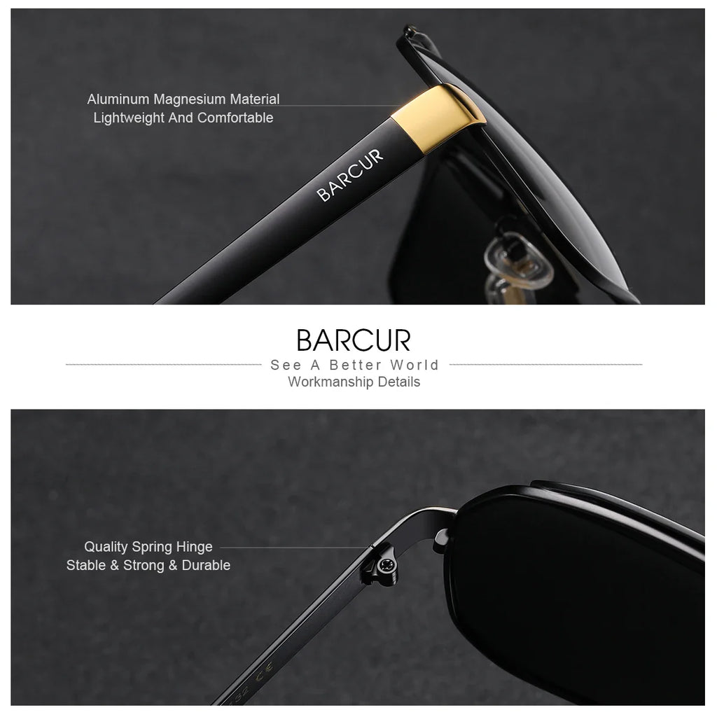 BARCUR Polarized Sunglasses for Men