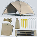 Lightweight 2–4 Person Camping Tent for Beach Park Waterproof Sun Shelter Shade Canopy Awning for Outdoor Fishing Family Arch 4