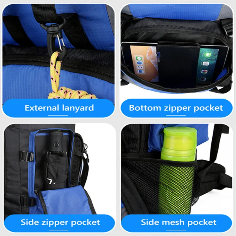 90L Waterproof Backpack Large Capacity