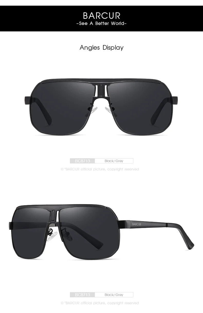 BARCUR Polarized Sunglasses for Men