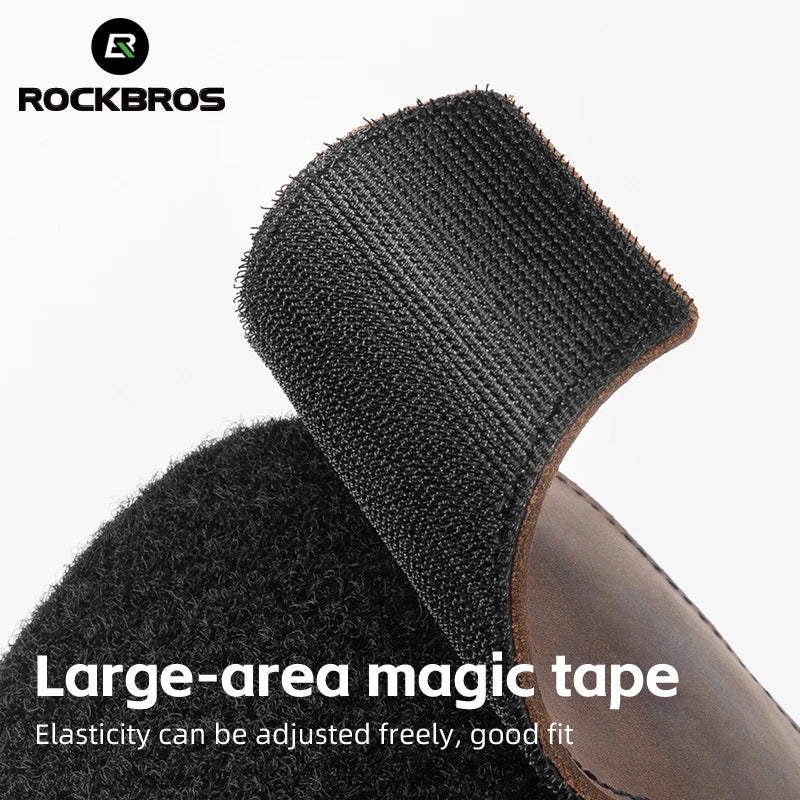 ROCKBROS Motorcycle Shift Lever Shoe Cover Non-slip And Wear Resistant Leather Motorcycle  Protection Gear Shift Pad