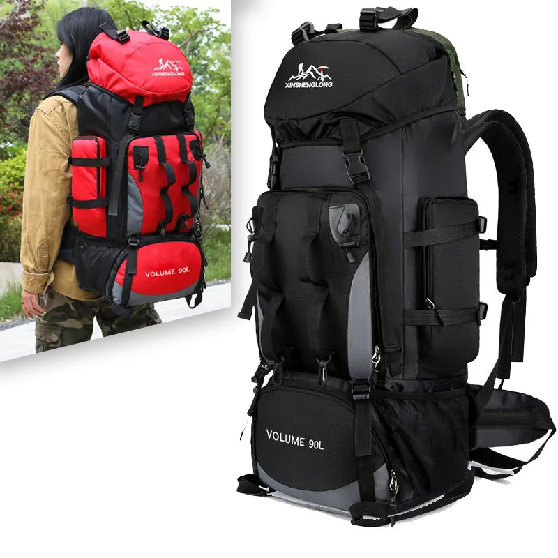 90L Waterproof Backpack Large Capacity